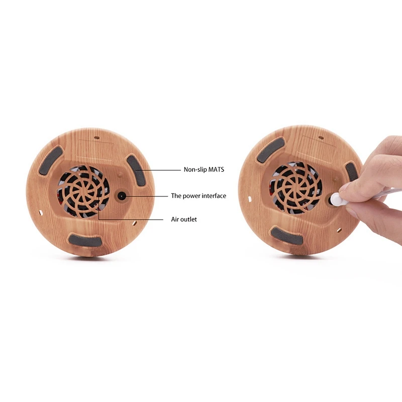 Ультразвуковой увлажнитель воздуха 3D Сердце светодиодный ночник эфирное масло