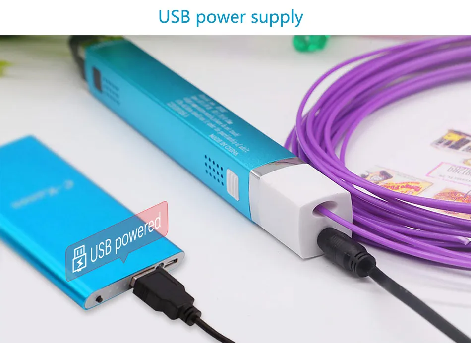 myriwell 3d pen RP100C+PLA 1.75mm filamen 3d print pen metal shell USB power compatible ABS PCL PLA 3 modes