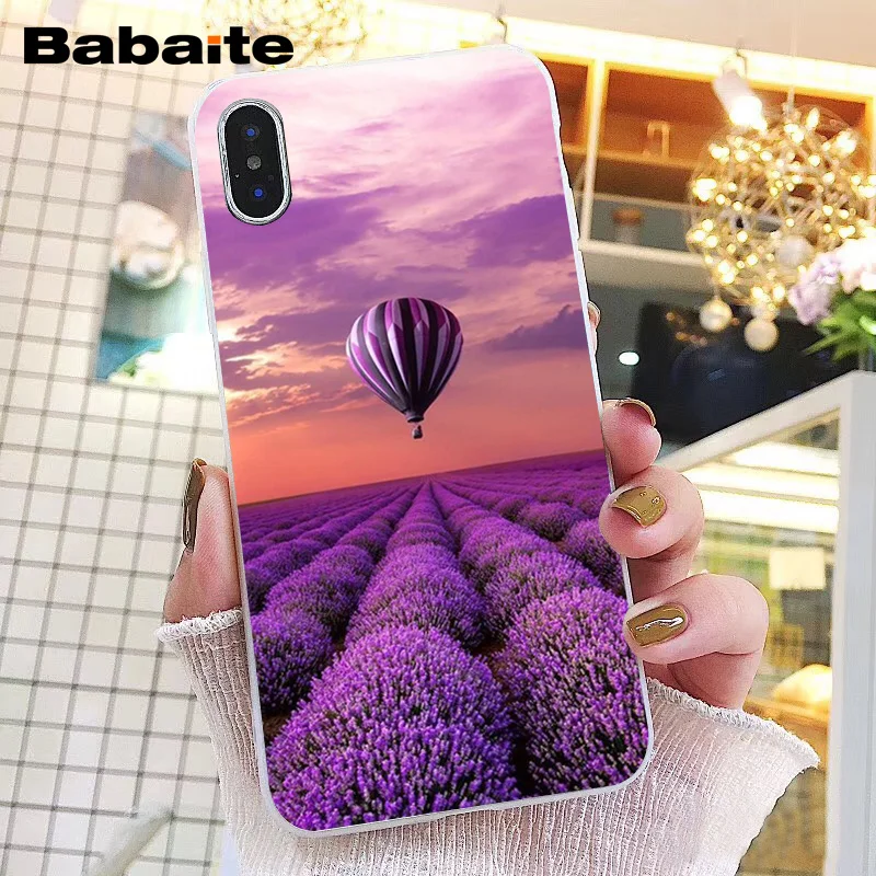 Babaite простой Лавандовые фиолетовые цветы чехол для телефона для iphone 11 Pro 11Pro Max 8 7 6 6S Plus X XS MAX 5 5S SE XR