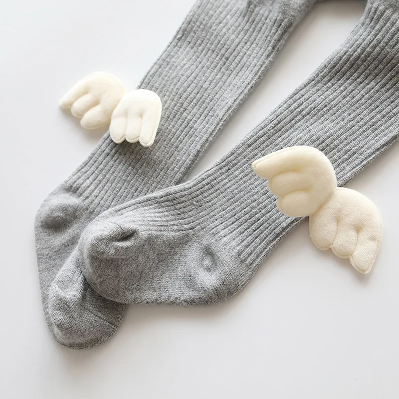 Не пожалеете! Мягкие эластичные вязаные хлопковые длинные колготки с крыльями