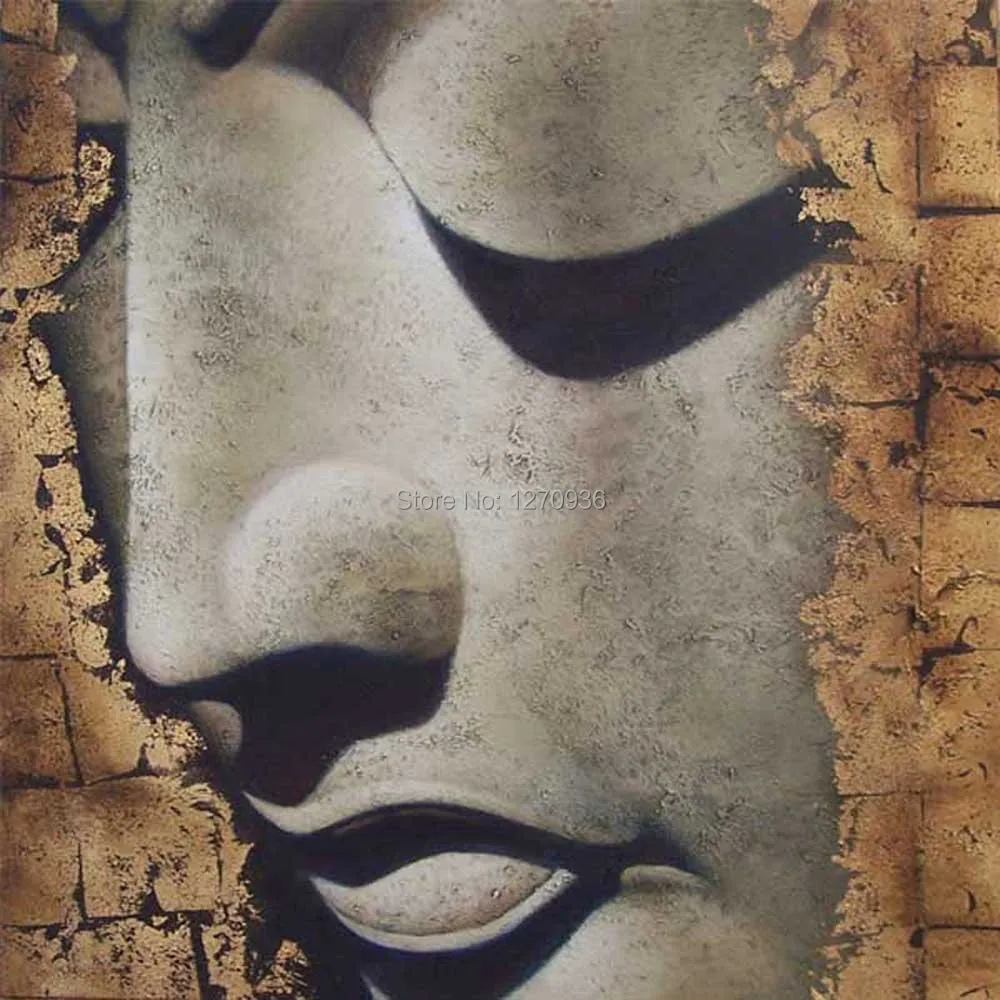 Картина маслом на холсте ручная роспись|hand painted abstract|buddha oil paintingoil painting |