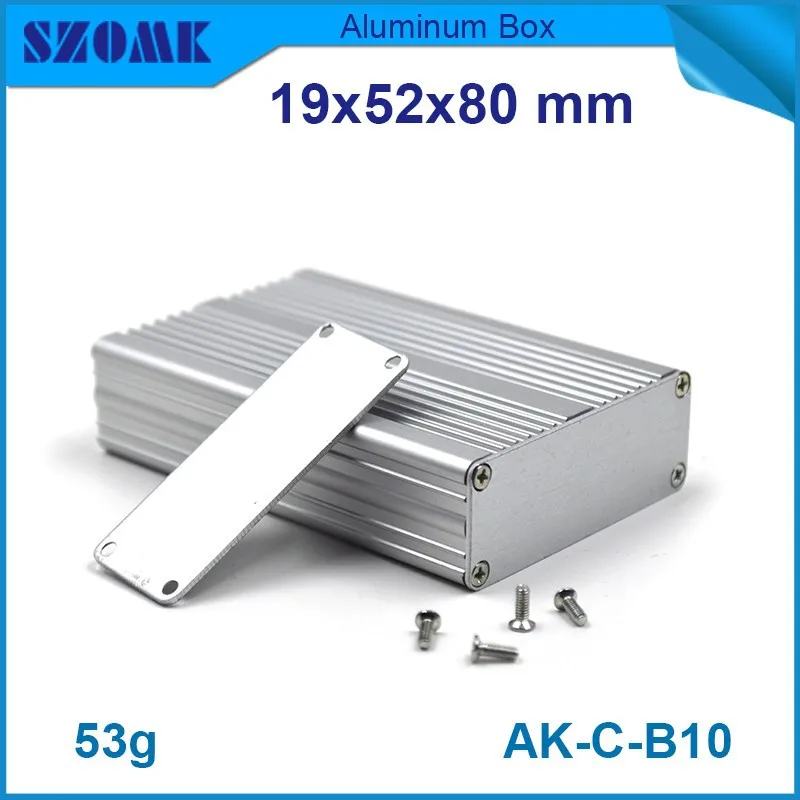 

IP54 dusk-proof aluminum housing enclosures 10 pcs/lot silver color nice looking length and color could be changeable