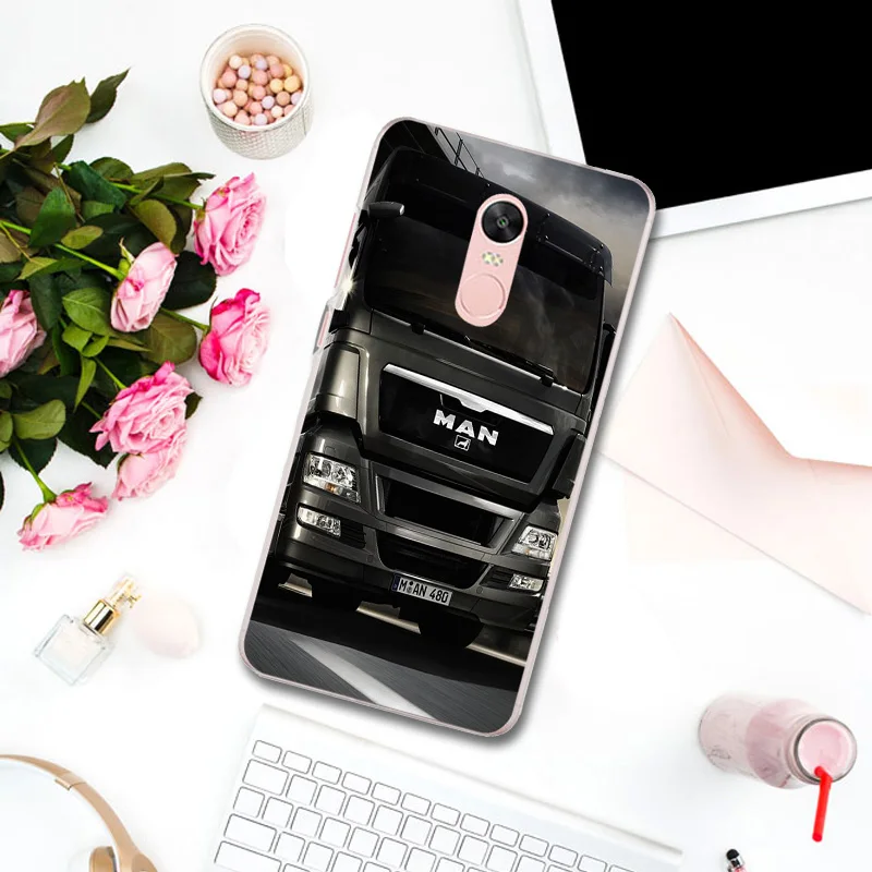 Picture 5 Cases for Xiaomi Mi Redmi Note 3 3S 4 4X 4A 5 5S 5A 6 6X 6A 8 A1 Pro Plus Max 2 Bags Super Cool Heavy Truck Car - Цвет: Picture 5