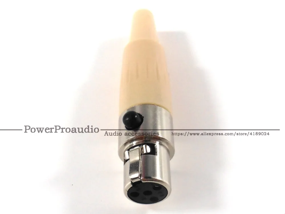 10 шт./лот XLR 4 Pin штекер микрофон аудио кабель Разъем для Shure|Аксессуары микрофонов|