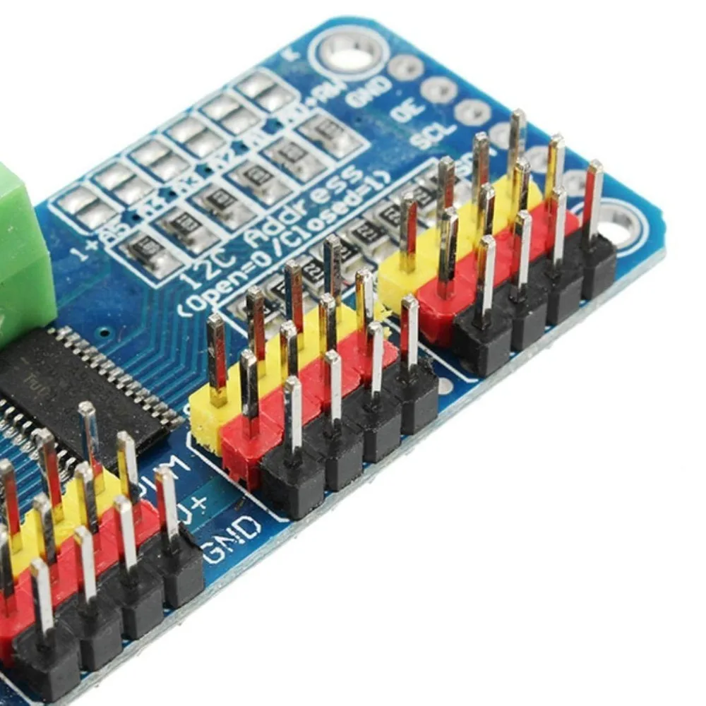 16 канальный 12 битный модуль Pwm/servo Driver i2c интерфейса Pca9685 для Arduino Robot Raspberry Pi Shield Module