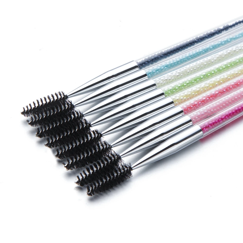 1 шт. Стразы щеточки с тушью для ресниц Аппликатор гребень бровей спиральные