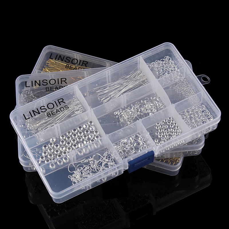 Набор аксессуаров для ювелирных изделий сделай сам набор коробок с зажимным