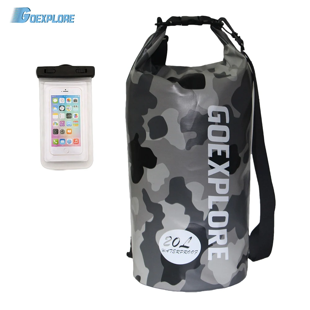 Водонепроницаемая сумка Goexplore 20 л складной рюкзак для рафтинга дайвинга реки