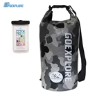 Водонепроницаемая сумка Goexplore 20 л, складной рюкзак для рафтинга, дайвинга, реки, треккинга, улицы, спортзала, плавания, 2019 легкий портативный