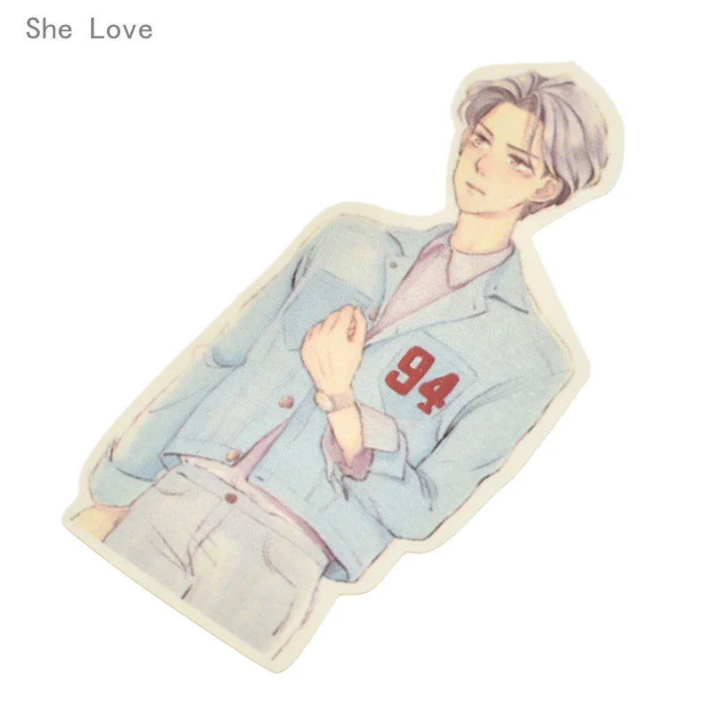 Она любит экзо и мультяшным рисунком для мальчиков девочек Человек наклейки