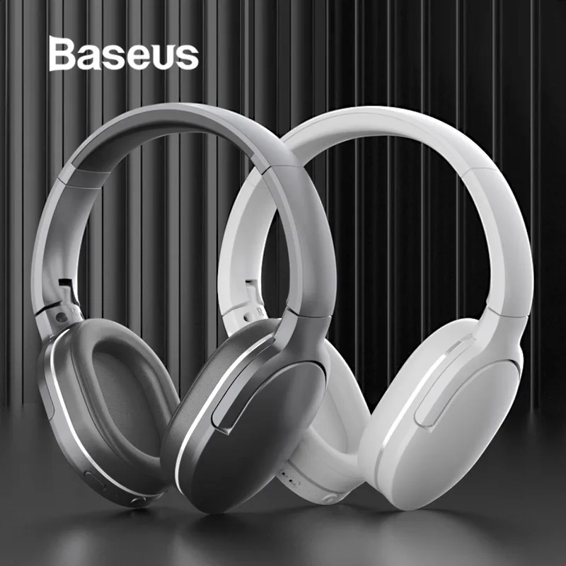 Baseus беспроводные Bluetooth наушники складные музыкальные стерео наушники бас звук гарнитуры с микрофоном Регулируемый для ПК мобильных телефонов