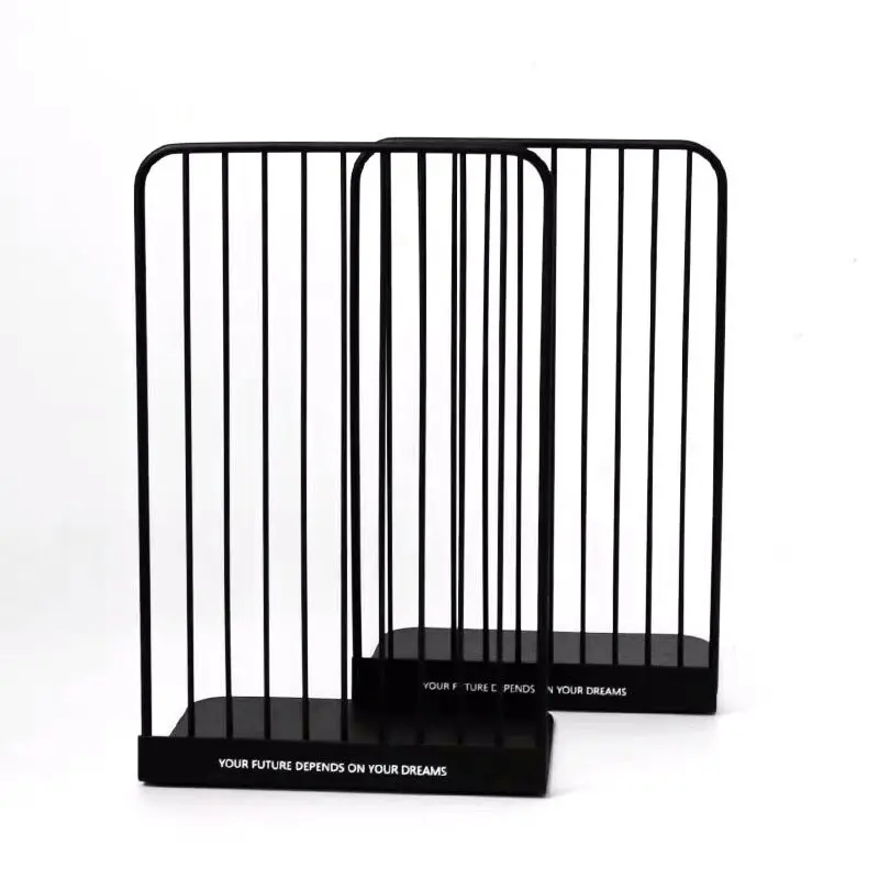 Black 2 шт./пара цветочные горшки для цветов Фламинго Love Панч металлической перфорации формы частей(по обеим сторонам), подставка для канцелярских принадлежностей стойка-держатель для хранения железа Поддержка держатель для книг - Цвет: Black
