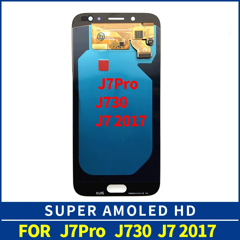 Сменный AMOLED дисплей для SAMSUNG Galaxy J7 Pro 2017 J730 сенсорный ЖК oled дисплей|Экраны