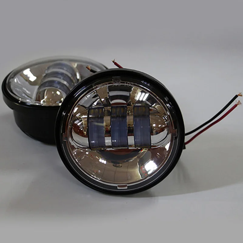 Пара 4 1/2 &quot4 5&quot Хромированный Светодиодный вспомогательный точечный