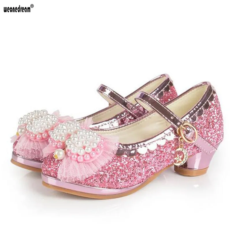 WEONEDREAM/Детские сандалии принцессы для девочек детская Свадебная обувь модельные