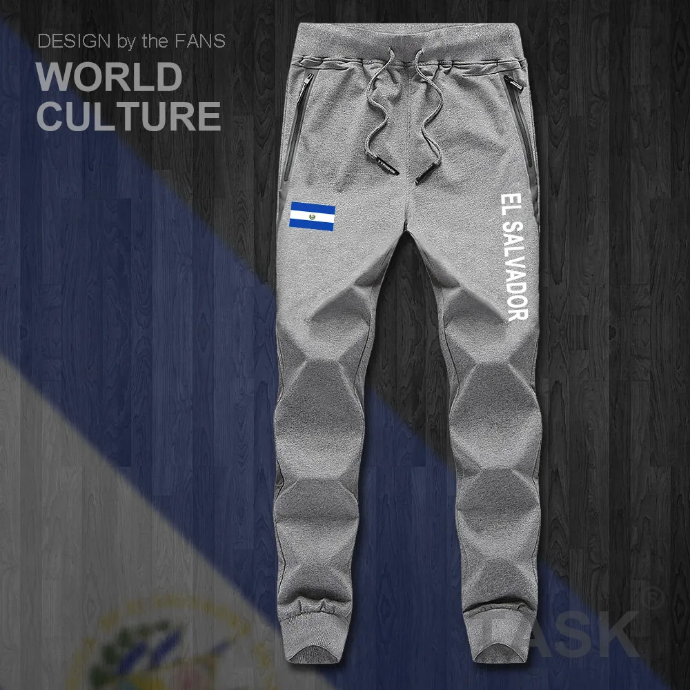 El Salvador Salvadoran SLV mens pants joggers jumpsuit sweatpants track sweat fitness fleece tactical casual nation country new | Мужская