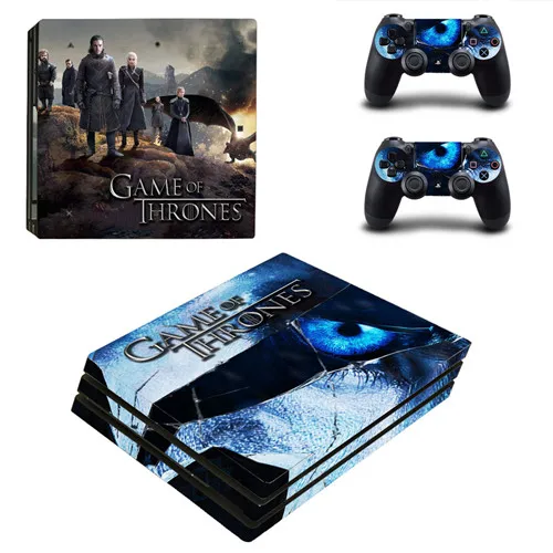 Игра престолов скоро зима PS4 Pro наклейка кожи для playstation 4 Pro консоль и контроллер PS4 Pro наклейка s Наклейка виниловая - Цвет: YSP4P-3410