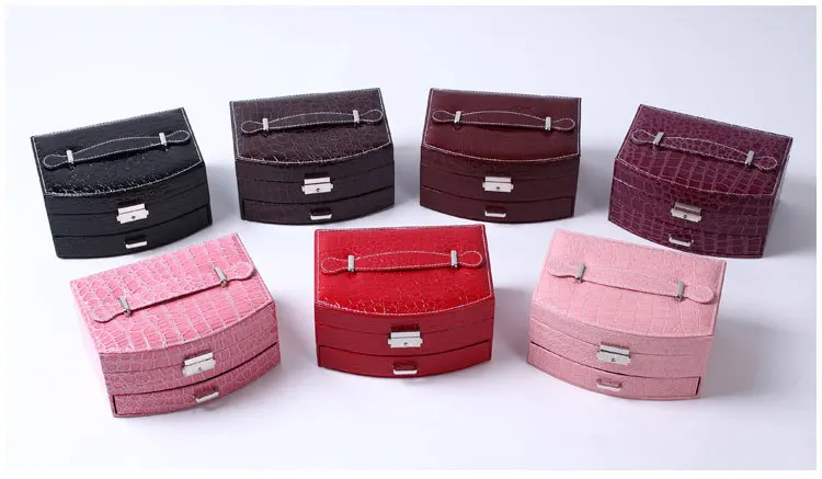 Многофункциональный кожаный чехол для путешествий часов/ювелирных изделий