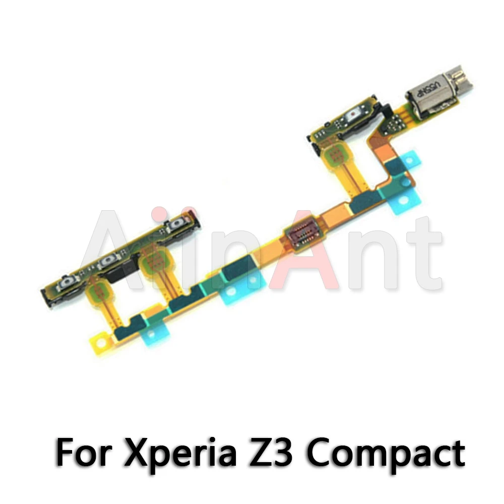 Гибкий боковой клавишный кабель для sony Xperia Z Z1 Z2 Z3 Z4 Z5 Compact Premium Plus Mini