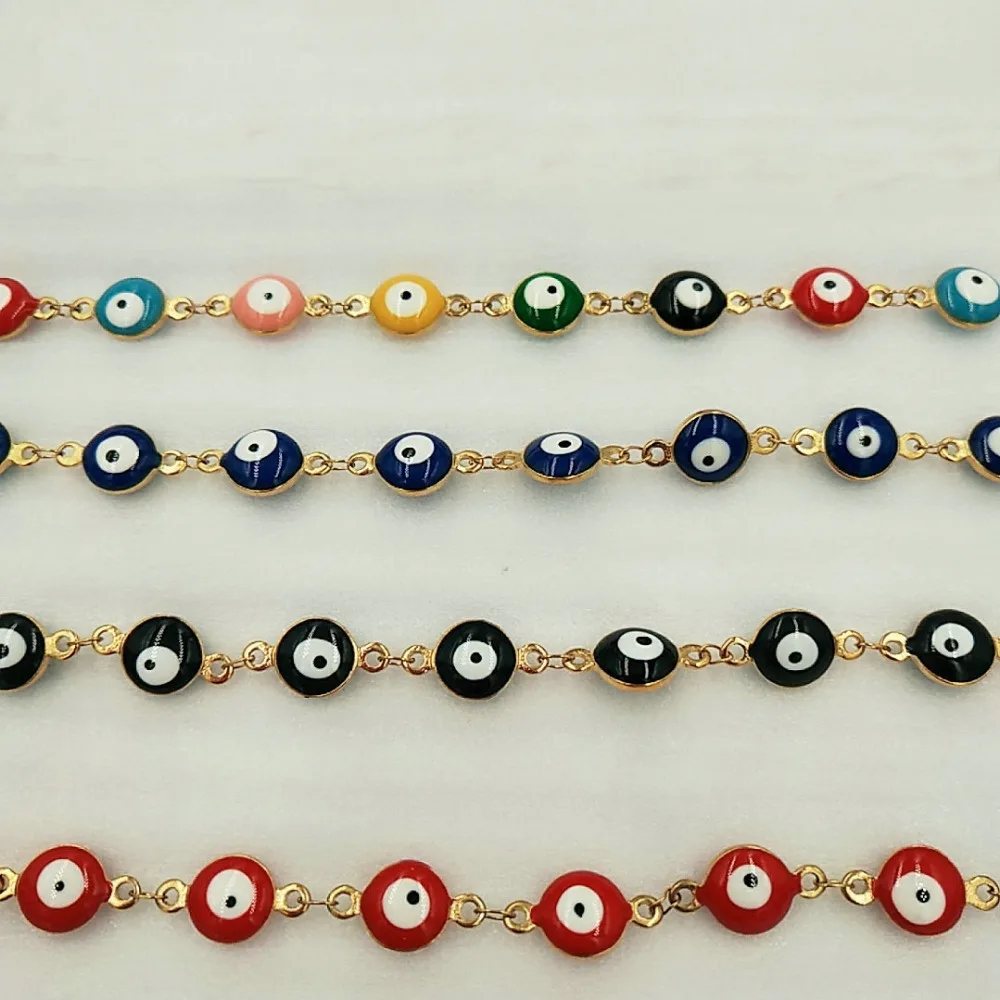 SONGLONG браслет ручной работы красочные турецкие глаза Простой Шарм и для женщин