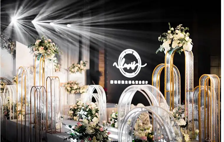 Свадебный реквизит геометрические арки из кованого железа экраны Лучшая Дорога