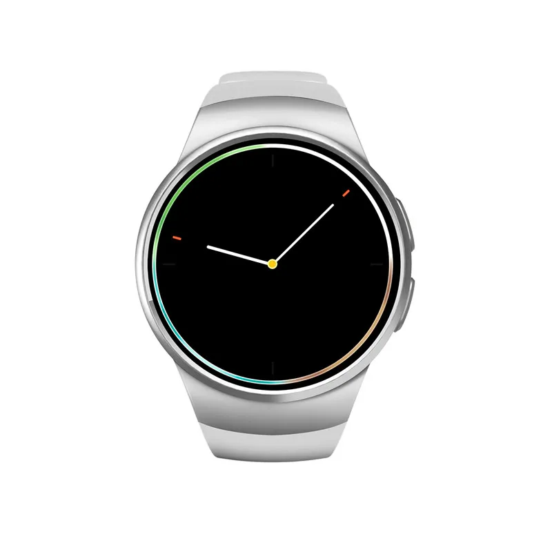 Kw18 Умные часы SIM mtk2520 Смарт 1.3 дюймов SmartWatch С сердечного ритма Мониторы