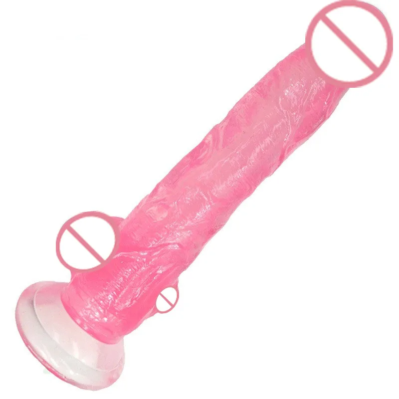 Супер мягкий безопасный материал большие фаллоимитаторы кристальная прозрачная