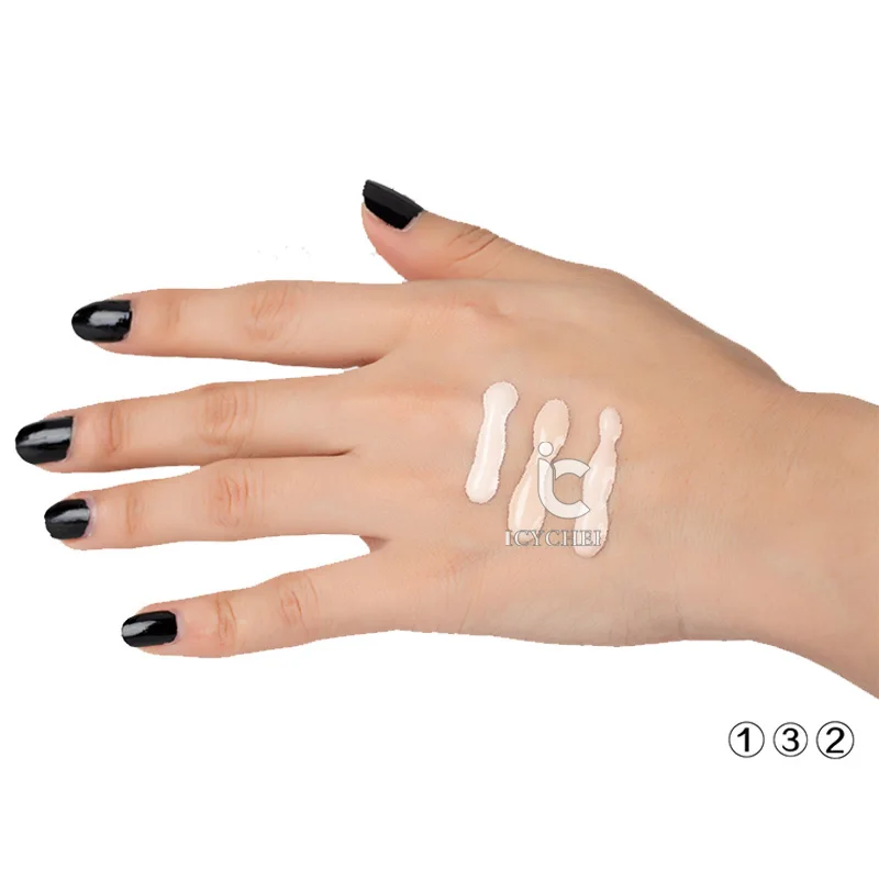 02 Ivory White ICYCHEER BB крем консилер, база под макияж увлажняющая косметика для лица фондация ню макияж изолировать консилер - Цвет: 02 Ivory White
