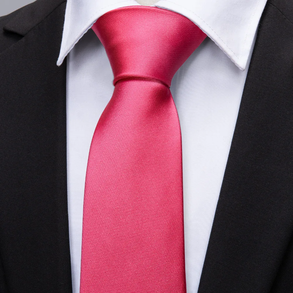 Барри. Ван Новый розовый красный свадебный галстук набор 100% шелк модные