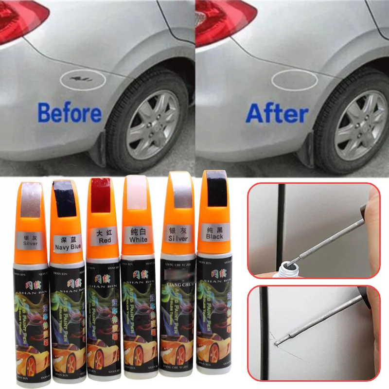 2017 12 мл 6 цветов Ручка для ремонта автомобиля Fix It Scratch Repair Remover Touch Pen| |