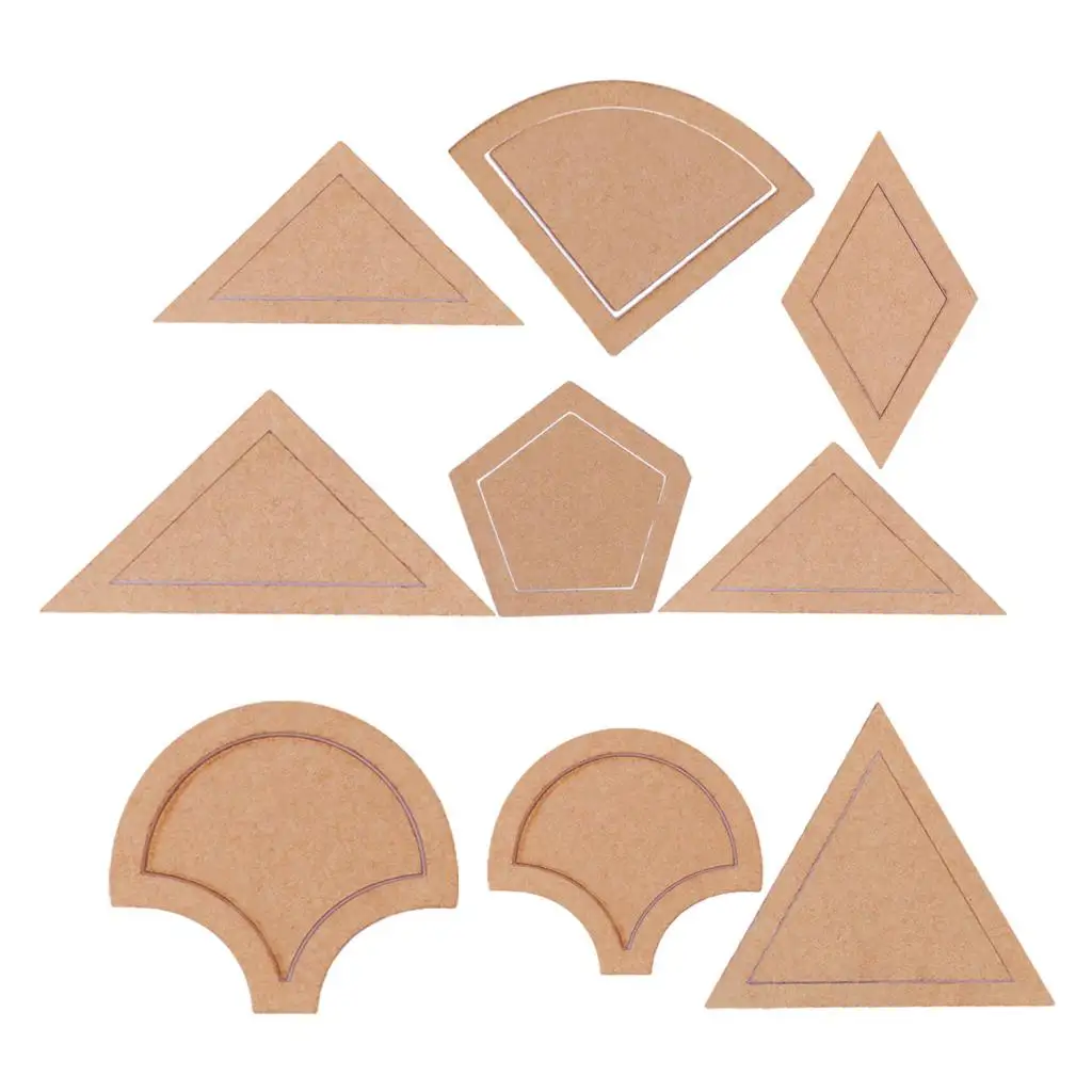 54 шт. Ассорти акриловое стеганое одеяло шаблоны для DIY лоскутное шитье | Дом и сад