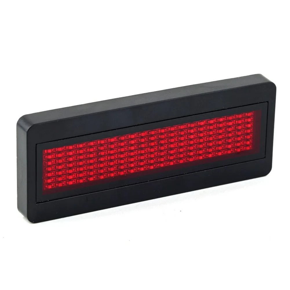 USB Horizontal Scrolling Programmable High Definition Panel Led Sign Electric Message Name Tag ID Badge Card Screen | Освещение