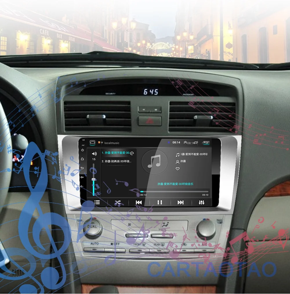 2G+ 32G " 2din Android 8,1 GO машинный DVD проигрыватель для Toyota Camry 2006 2007 2008 2009-2011 автомобиль радио gps навигации WI-FI плеер