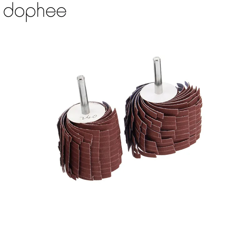 Dophee Dremel Аксессуары 150 400 Грит шлифовальный клапан колесо 6 мм хвостовик наждачная