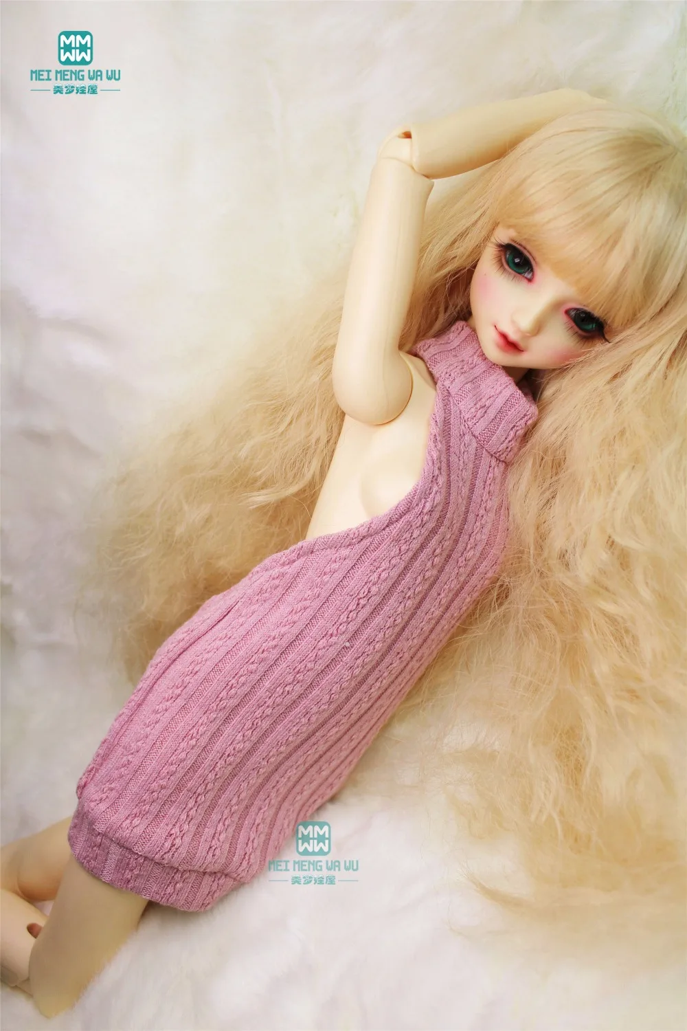 Аксессуары для одежды и кукол BJD подходит 1/3 шарнирных Модный черный шерстяной