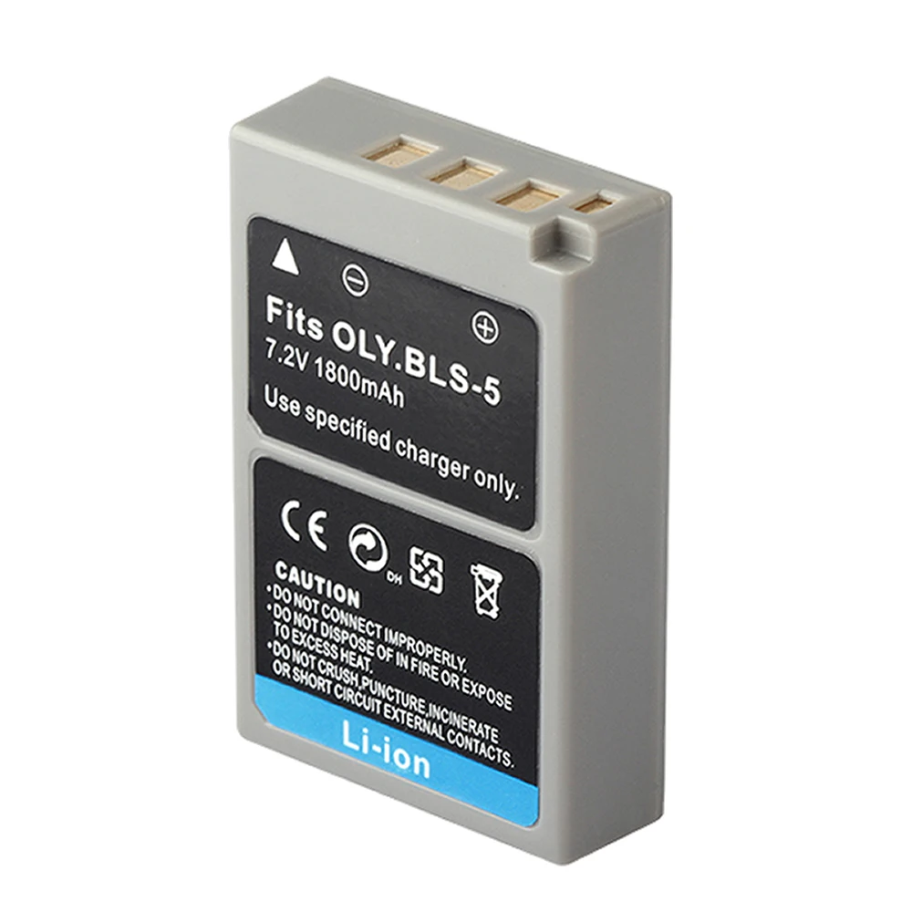 Аккумулятор для Olympus PEN EPL2 EPL3 EPL5 EPL6 EPL7 EPL8 EPL9 EPM2 OMD EM10 II III Stylus1 S с отслеживанием 3