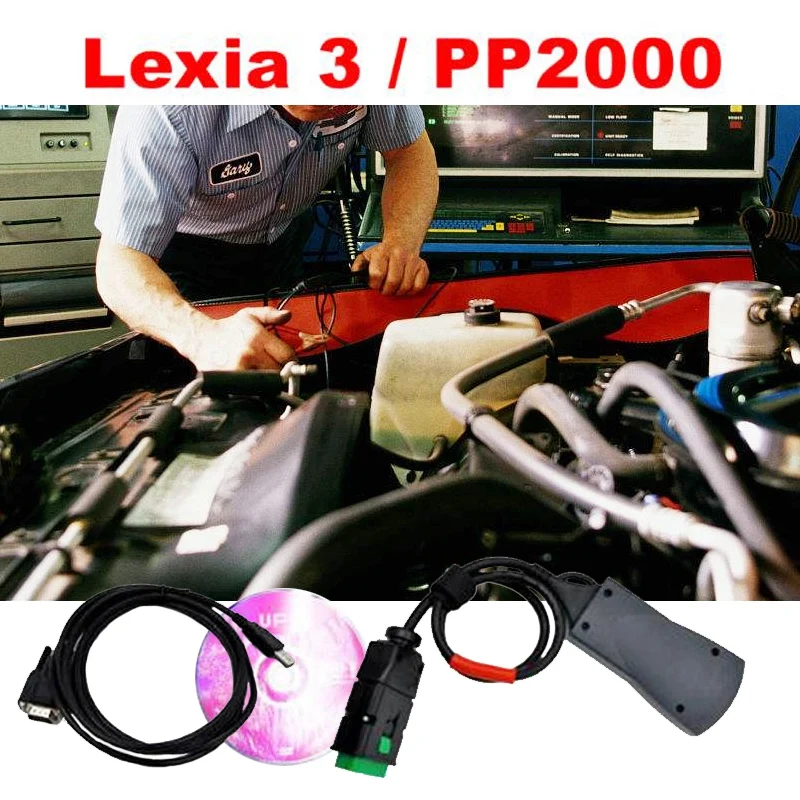 Полный чип Lexia 3 PP2000 для Citroen/Peugeot диагностический инструмент с Diagbox V7.83 |
