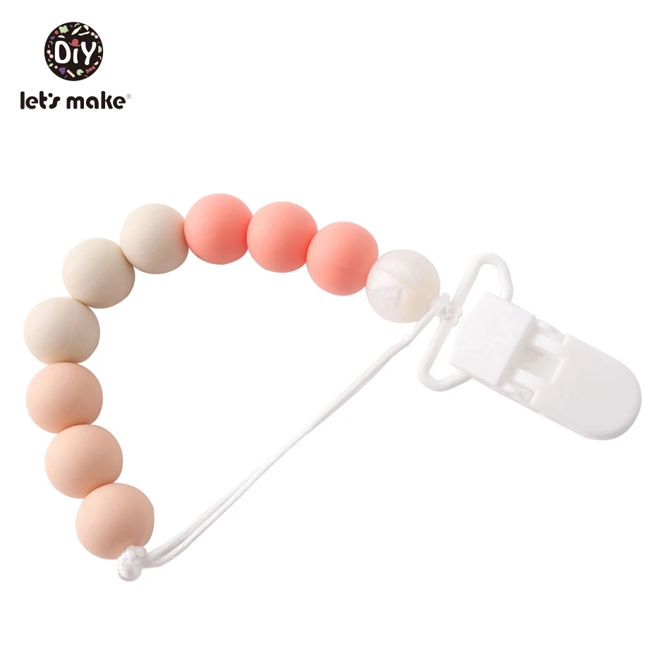 Tuesday Давайте сделаем соску клип силикон для жевания Прорезыватель акриловые буквы бусины пользовательское имя браслет персонализированные прорезывания зубов кулоны для кормления - Цвет: Tuesday