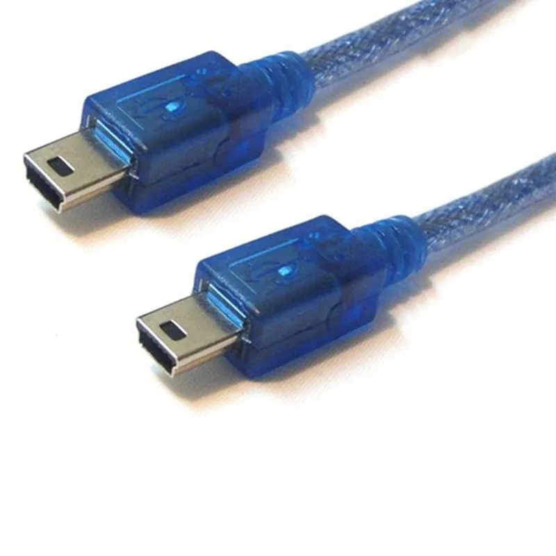 0 3 м мини USB 5 контактный кабель папа 5P м/м двойное экранирование (фольга + плетеный)