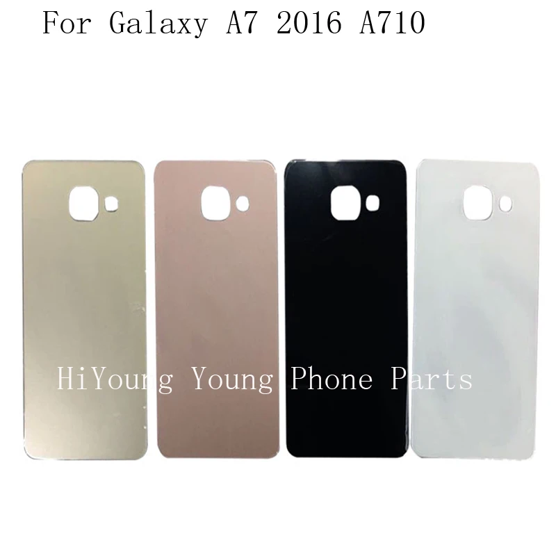 Черный белый цвет золото для Galaxy A3 A310 2016 A5 A510 A7 A710 назад Батарея крышка Дверь