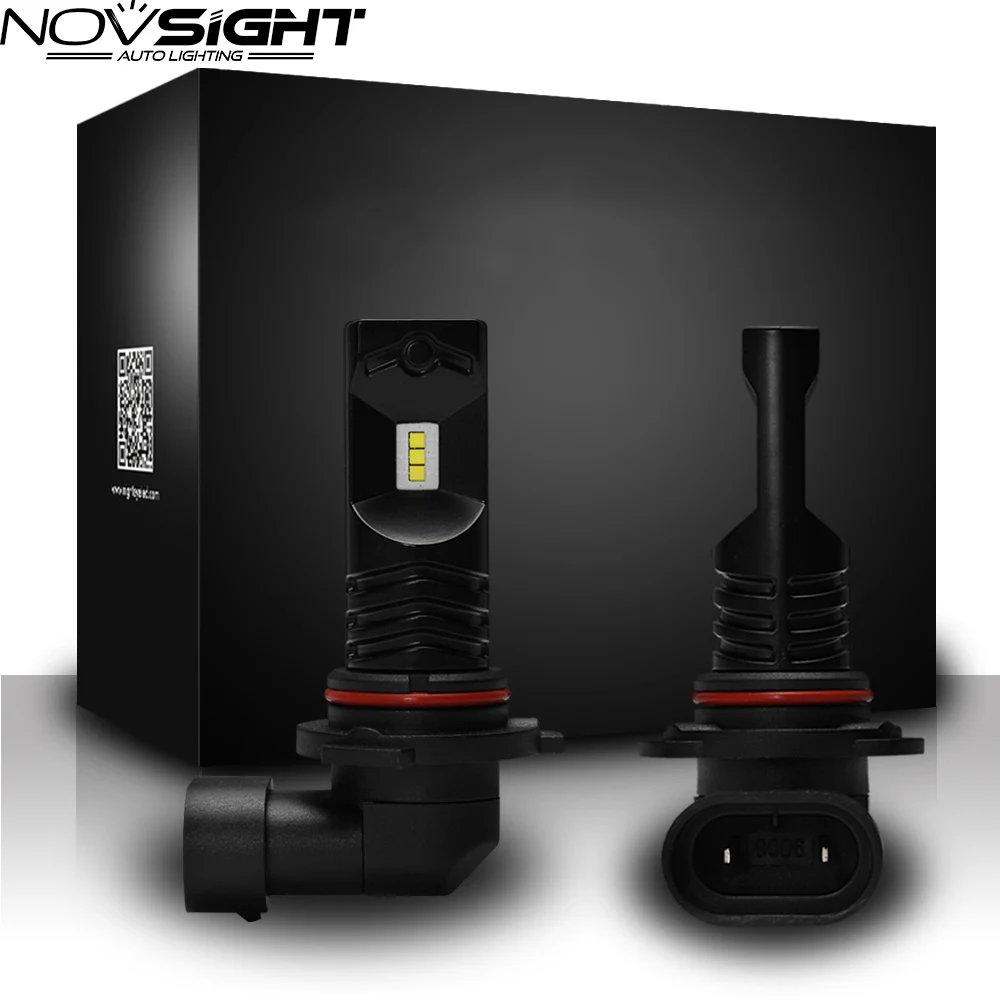 Novsight 2 шт. LED HB3 9005 9006 HB4 H4 H7 противотуманные лампочки H11 H1 чип Светодиодные