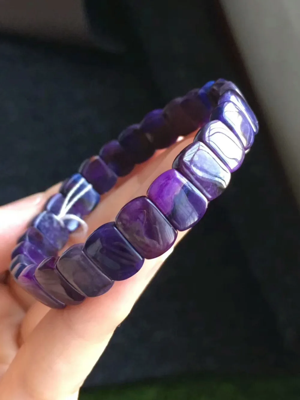 Сертификат натуральный Sugilite синий фиолетовый драгоценный камень для женщин ЮАР