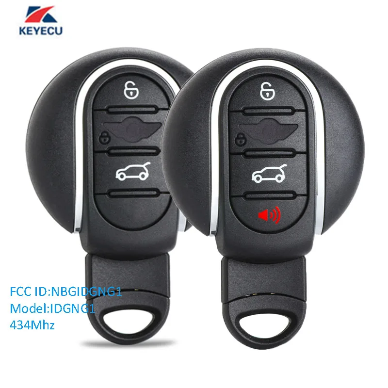 KEYECU Замена OEM дистанционный смарт ключ-брелок 434 МГц для BMW Mini Copper 2013-2017 Fcc # NBGIDGNG1 |