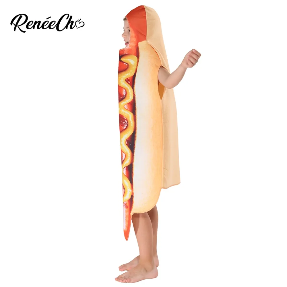 Костюм на Хэллоуин для девочек Детский костюм хот дога мальчиков карнавал 2020