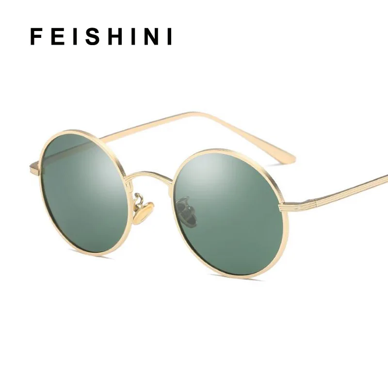 Классические поляризационные солнцезащитные очки Feishin в стиле стимпанк женские