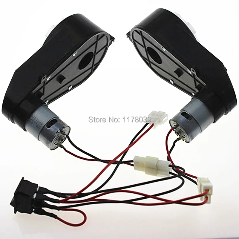 Детский электродвигатель коробка передач, DC12V RS550 детский электродвигатель коробка передач, двигатель постоянного тока+ коробка передач+ аксессуары для контроля скорости, J17196