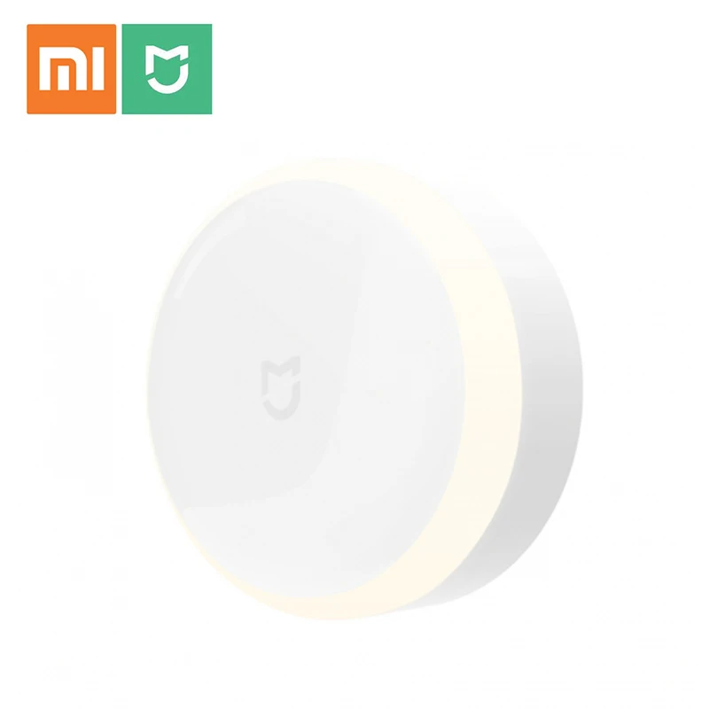 Xiaomi Mi Jia ночной Светильник СВЕТОДИОДНЫЙ коридор инфракрасный пульт дистанционного Управление движения человеческого тела Сенсор Xiaomi Smart Home ночной Светильник - Цвет: White