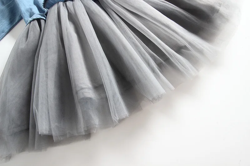 Botiuque/Популярные платья для девочек; кружевное Сетчатое платье принцессы в стиле пэчворк; одежда для детей; Милая верхняя одежда для девочек