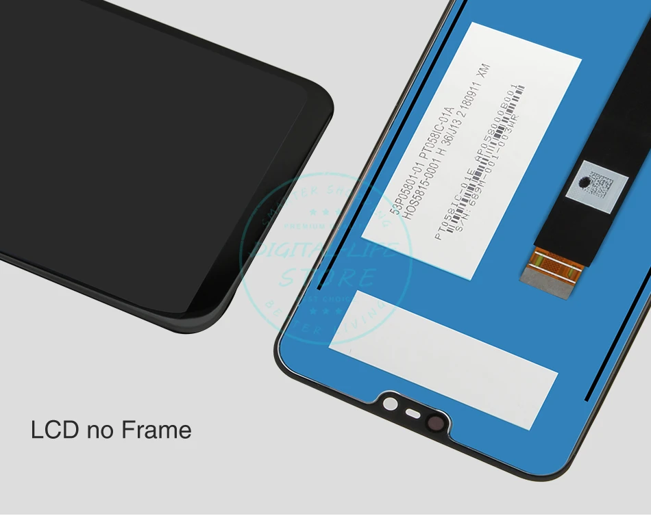 Для Nokia 6,1 Plus ЖК-дисплей сенсорный экран 5," для Nokia X6 TA-1099 ЖК-дигитайзер сборка Замена Запчасти для ремонта