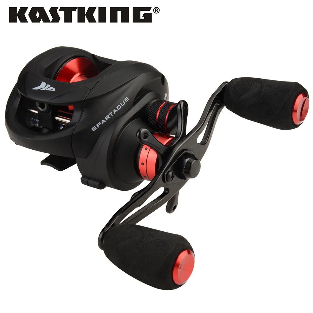 KastKing Спартак Макс 8 кг Сопротивления Baitcasting Катушка 12 Бб Двойной Тормозной